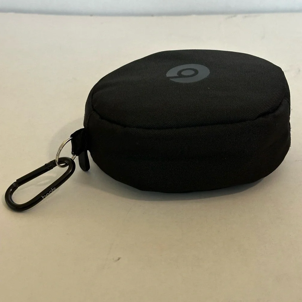 Genuine Beats By Dre Headphone Case / Pouch Black EUC